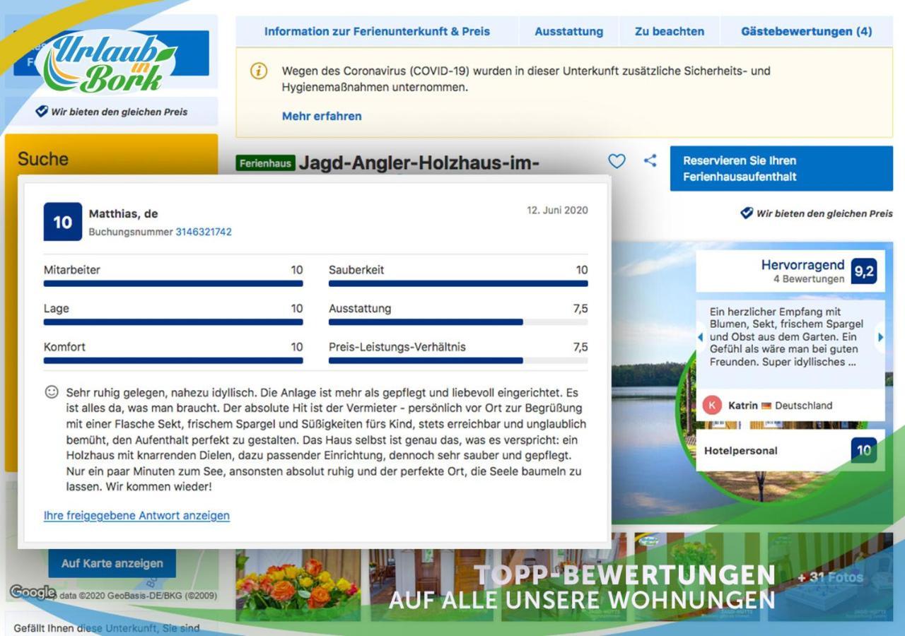 Jagd-Angler-Suite-04-Im-Wald-Am-See Kyritz Luaran gambar